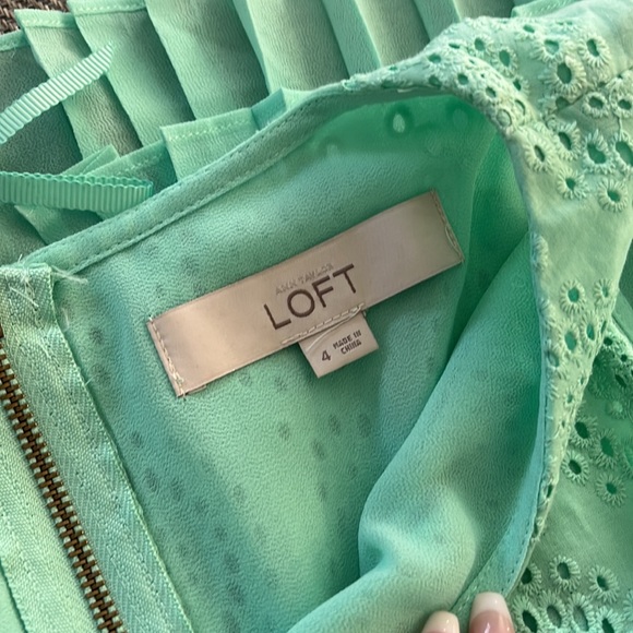 Loft Eyelet Ocean Wave Dress - Picture 2 of 2